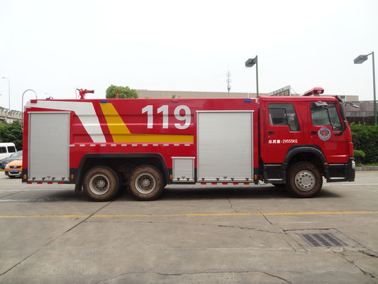 Heavy Duty 276KW Foam Fire Engine Truck 17 Ton 6X4 Multifunctional