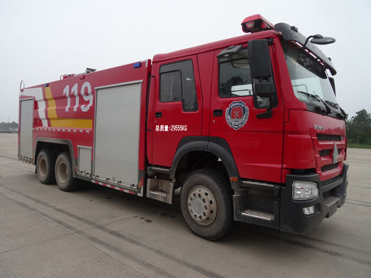 China GOOD QUALITY HOWO 6*4 LARGE SIZE 17000L Water Foam Fire Rescue Truck