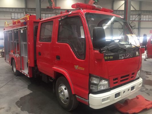 Mini ISUZU Rapid Rescue Fire Engine For Forest Fire Fighting
