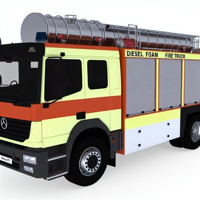Diesel Foam Fire Truck with 2000kg Foam Capacity