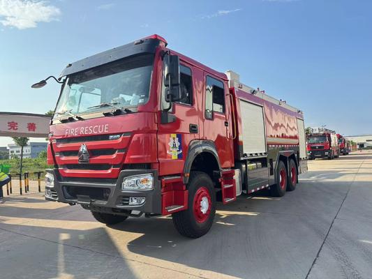 Airport Fire Fighting Truck 80L/s Pump Flow 2 4 Crew Seats for Effective Fire Response