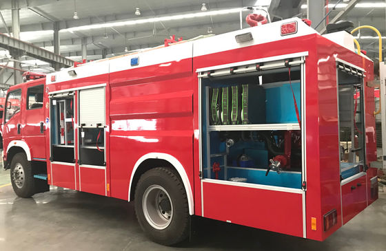 High Mobility HOWO 4 TON FOAM FIRE TRUCK For Urban Area