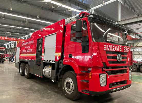 Camion de pompiers 6x4 de moteur de délivrance de mousse de 10 tonnes pour la lutte contre l'incendie de secours