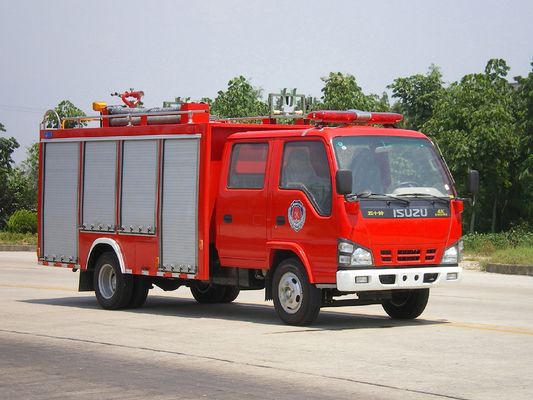 Mini 120 chevaux 6 roues ISUZU 2000L réservoir d'eau et mousse moteur incendie
