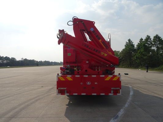 ISUZU 240hp 6 Wheel Emergency Rescue Fire Truck Heavy With 5 Ton Crane