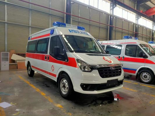 Ambulance diesel de premiers soins de toit moyen pour le transit des patients hospitalisés