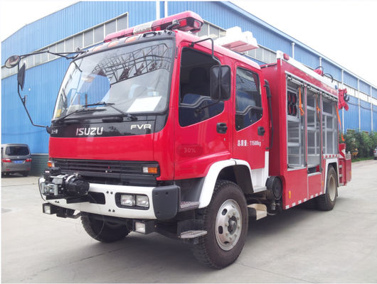 ISUZU 177kw Fire Department Truck Multipurpose For Emergency Rescue